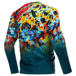 Maillot de pêche par sublimation à séchage rapide personnalisé protection UV T-shirts hommes UPF 50 + chemises de pêche à manches longues pour adulte - Product Image 6