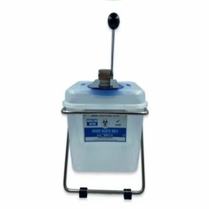 Destructeur d'aiguilles de seringue manuel MAYALAB avec polypropylène de qualité médicale, capacité de 1000 ml pour utilisation en laboratoire - Product Image 2