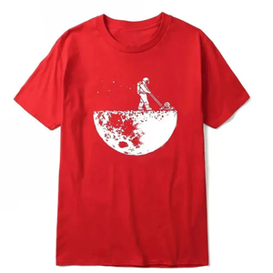 T-shirts de luxe en coton épais 5 Spandex pour hommes Streetwear imprimé à motif solide graphique surdimensionné personnalisé à manches courtes - Product Image 3