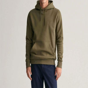 Sudadera de Hombre al por Mayor, Estilo Urbano, Bordada con Cuentas, Logotipo Liso, 100% Algodón, Felpa, Corte Regular, Unisex, Sudadera con Capucha - Product Image 2