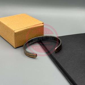 Premium Handmade Damascus Steel <b>Bracelet</b> Damascus Unisex <b>Bracelet</b> - Product Image 4