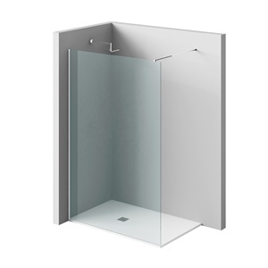 Màn Hình Tắm Kính Đi Bộ Trong Phòng Tắm 6Mm 8Mm Giá Rẻ Màu Đen - Product Image 6