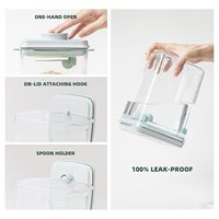 Conteneur de Formule Alimentaire Hermétique en Gros 1000ml, Distributeur de Formule avec Couvercles, Contenants de Stockage Alimentaire Sans BPA, Distributeur de Lait en Poudre
