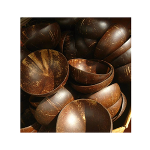 Premium écologique gravé bambou noix de coco coquille bols à la main de haute qualité Vietnam usine exportation en gros - Product Image 1