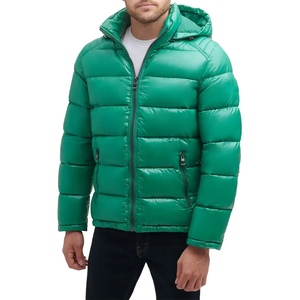 Veste d'hiver matelassée à capuche de haute qualité pour hommes, imperméable, coupe-vent, respirante, service OEM personnalisé, taille plus - Product Image 1