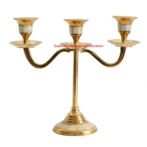 Bougeoir décoratif pour la maison le plus vendu pour la table de dîner de Noël Candélabre de meilleur vendeur pour l'option de décoration de vacances - Product Image 3