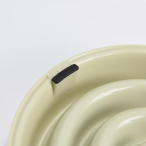 Slakkenvormige nieuwe ronde slow feeder schaal antislip anti-verstikking duurzaam milieuvriendelijke voerbak voor katten honden gezonde eetbak - Product Image 3