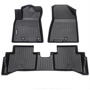 Tapis de sol de voiture pour Kia <span class=keywords><strong>Niro</strong></span> PHEV 2018-2020 Protection tout temps Tapis de sol de voiture 3D TPE Tapis de coffre - Product Image 1