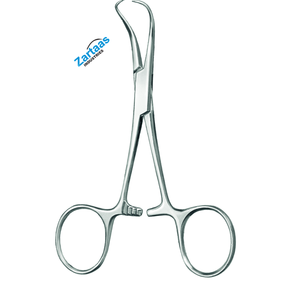 Pinza para Toallas de Acero Inoxidable de Alta Calidad, Diseño Afilado, Longitud 11 cm. - Product Image 1