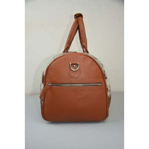 Handmade Cowhide <b>Duffel</b> <b>Bag</b> for Travel - Product Image 2