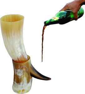 Tasse de corne à boire de buffle naturel de conception unique meilleure utilisation de qualité pour la sublimation vierge de fête et d'hôtel et de restaurant à la maison, bricolage - Product Image 1