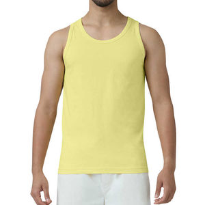 Camiseta sin Mangas para Hombre, Nueva Llegada 2025, Color Sólido Personalizado, Secado Rápido, Venta al por Mayor, con Servicio OEM, Elegante - Product Image 3