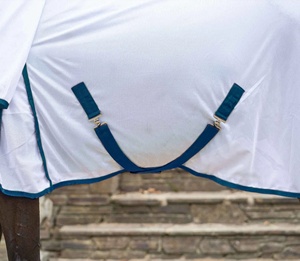 Cưỡi ngựa thể thao ngoài trời ngựa mùa hè bay tấm lưới thảm hoàn toàn thoáng khí bông điền Nylon Ripstop vải OEM bán buôn - Product Image 4