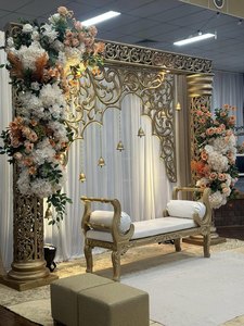 Modern Fiber Lotus <b>Prop</b> for South Indian Voni Function Decor Puberty Ceremony Decoration FRP Lotus Fiberglass Haldi - Product Image 4
