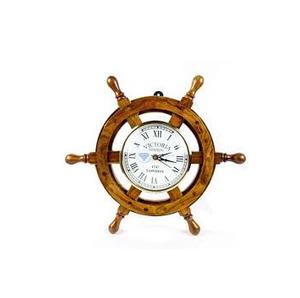 Handmade Antique Wooden Pirate Ship Wheel Trending <b>Art</b> Deco Design Eco-Friendly - Product Image 2