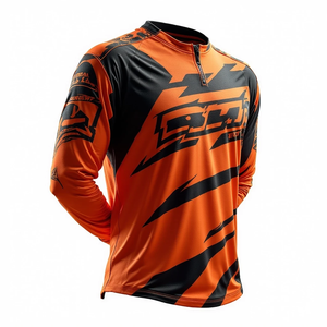 เสื้อเจอร์ซีย์ขี่มอเตอร์ครอสผ้าประสิทธิภาพสูงชุดแข่งรถจักรยานยนต์ - Product Image 4