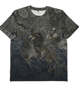 T-shirt pour homme en coton 100% tricoté 220 GSM à col rond, imprimé numérique, design personnalisé, nouvelle mode, qualité supérieure, vente en gros - Product Image 5