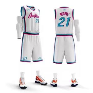 Personnalisé Sexy Blanc Rose 24 Basketball Jersey Robe pour Femmes Mode Uniforme Robe Sportswear 1homme Polyester Ensembles Conceptions Personnalisées - Product Image 5