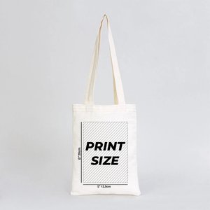 Bolsa de Tela de Algodón Pequeña Personalizada con Impresión, 8x10, Bolsa Promocional para Libros, Reciclable, con Logotipo Personalizado Incluido - Product Image 4