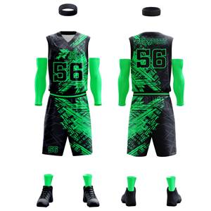 Vente en gros de nouveaux vêtements de sport maillot de basket-ball uniforme de basket-ball avec logo personnalisé imprimé - Product Image 2