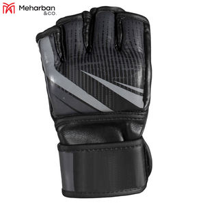 Vente en gros de gants MMA MMA Fabricants de logos imprimés personnalisés Gants de sparring en cuir PU personnalisés entraînement - Product Image 6