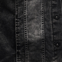 Gaya terbaru kualitas Premium pemotongan sempurna warna modis jaket Denim bertudung profesional terlaris untuk pria
