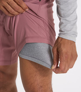 Short en nylon respirant décontracté pour homme, patchwork de couleur unie, pour le sport et le streetwear, personnalisé et écologique - Product Image 5