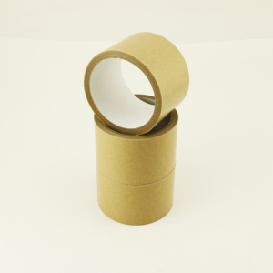 Cinta de embalaje de sellado engomada de papel Kraft marrón de 1 pieza respetuosa con el medio ambiente, adhesivo activado por agua BOPP reciclable, fácil de enmascarar - Product Image 2