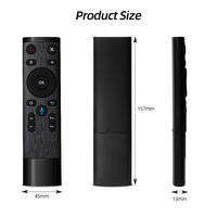 Nuevo Teclado Mini Q5 Barato, Air Mouse 2.4G Inalámbrico con Control Remoto por Voz, Giroscopio USB para Android TV Box en Stock