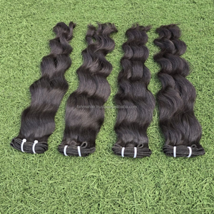 Extensiones de Cabello Natural Ondulado de 20 Pulgadas, 100% Cabello Humano Virgen Remy Indonesio, Doble Trama a Máquina, de Lujo Premium - Product Image 2