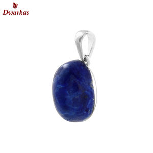 Pendentif élégant en argent sterling 925 avec pierre précieuse Lapis Lazuli Bijoux de style religieux à la mode les plus vendus pour les cadeaux de mariage - Product Image 2