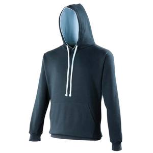 Sudadera con Capucha para Hombre, Estilo Varsity, con Forro de Felpa Francesa, Transpirable, Resistente al Viento, Corte Holgado, con Cordón Ajustable, para Invierno - Product Image 4