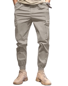 Street Wear Midweight Canvas Casual Men's Cargo Pantalones Transpirable Secado rápido Impermeable Lavado Suave - Product Image 2