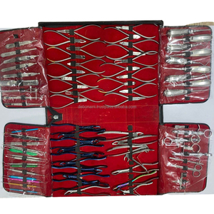 ชุดเครื่องมือผ่าตัดทันตกรรมฝังรากเทียมระดับมืออาชีพ 61 ชิ้น ทำจากสแตนเลส ใช้สำหรับงานละเอียด ใช้ซ้ำได้ ออกแบบมาสำหรับ - Product Image 1