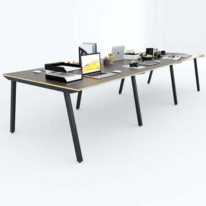 Mesa de Estilo Contemporáneo para 6 Personas, 360x120cm, Patas de Madera Contrachapada, HBPL013 - Product Image 3