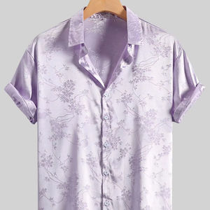 Nouvelles chemises décontractées à manches courtes en gros chemises pour hommes imprimées en 3D par sublimation personnalisée chemises en coton biologique 100% de qualité supérieure - Product Image 1