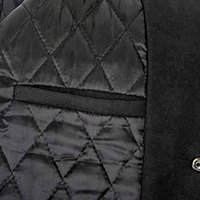 Blouson universitaire classique pour homme en toile, col montant, logo frontal, respirant, léger, tailles XS à 5XL