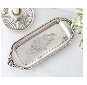 Plateau de service en aluminium Plateau de table Hôtel & Restaurant Plateau de service alimentaire Usine Vente en gros Logo personnalisé - Product Image 6