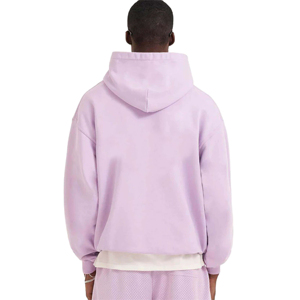 Sudadera con capucha de algodón francés Boxy 100% de peso pesado de corte regular para hombre, ropa informal con cremallera y logotipo personalizado, bordado 3D, Invierno - Product Image 4