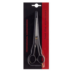 Ciseaux de coupe de cheveux de haute qualité métal acier finition sable barbier Hai ciseaux de coupe avec anneau en caoutchouc arrière - Product Image 3