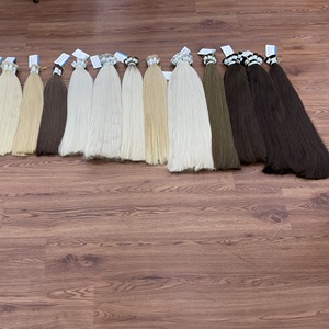 ผมหรูหรา !!! สีใหม่ขายส่งต่อผมจํานวนมากต่อผมมนุษย์ 100% ไม่ Tanged สําหรับ Salon - Product Image 5