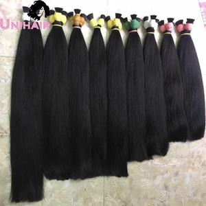 Extensions de cheveux péruviens, vente en gros, cheveux en vrac, brillants, soyeux, bruts, Super Double étirés - Product Image 1