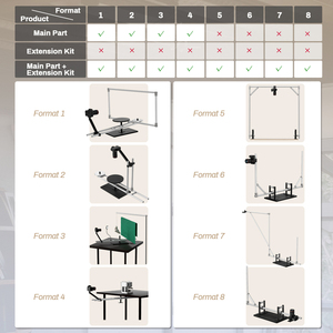 RAUBAY Plateau Tournant 360 Degrés (Version Légère) Kit d'Extension Professionnel pour Photographie, Plateau Tournant pour Photos et Vidéos - Product Image 6