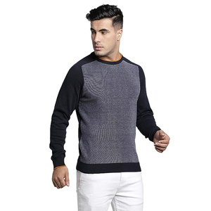 Top tendance qualité classique sweat hommes Streetwear 100% coton hommes sweat décontracté couleur unie à manches longues sweat hommes - Product Image 3