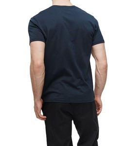 เสื้อยืดผู้ชายราคาถูก ทรงปกติ ผ้าเจอร์ซีย์เนื้อนุ่ม ถักทอเรียบ 95% ผ้าฝ้าย 5% ผ้าโพลีเอสเตอร์ ย้อมสีพื้น คอกลม แขนสั้น แห้งเร็ว รุ่นปี 2026 - Product Image 2