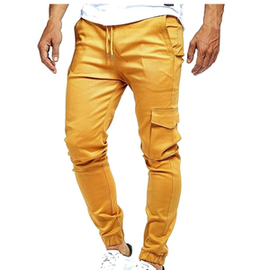 Pantalones de chándal de lona informales de cintura alta personalizados para hombre, ligeros, transpirables, de secado rápido, para entrenamiento en el gimnasio, pantalones deportivos para correr - Product Image 4