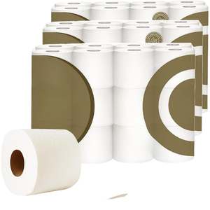 Papier toilette en rouleau jumbo de qualité supérieure, 3 plis, en pulpe de bambou, 15 g/m², résistant et doux, jetable, lavable et biodégradable pour usage domestique - Product Image 6