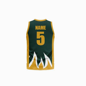 เสื้อบาสเก็ตบอลผ้าโพลีเอสเตอร์แบบ100% คุณสมบัติระบายอากาศ - Product Image 3