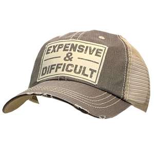 Casquette Trucker Vintage Effet Vieilli Personnalisée en Sergé de Coton Rétro 6 Panneaux avec Maille Distressed – Produit de Haute Qualité OEM ODM - Product Image 1