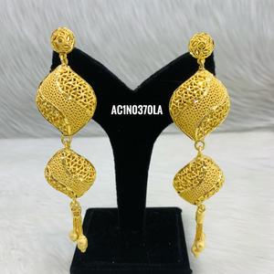 Or Plaqué Long Collier ensemble bijoux en ligne de conception un gramme Bijoux à la mode, Plaqué Bijoux, Or plaqué... - Product Image 3